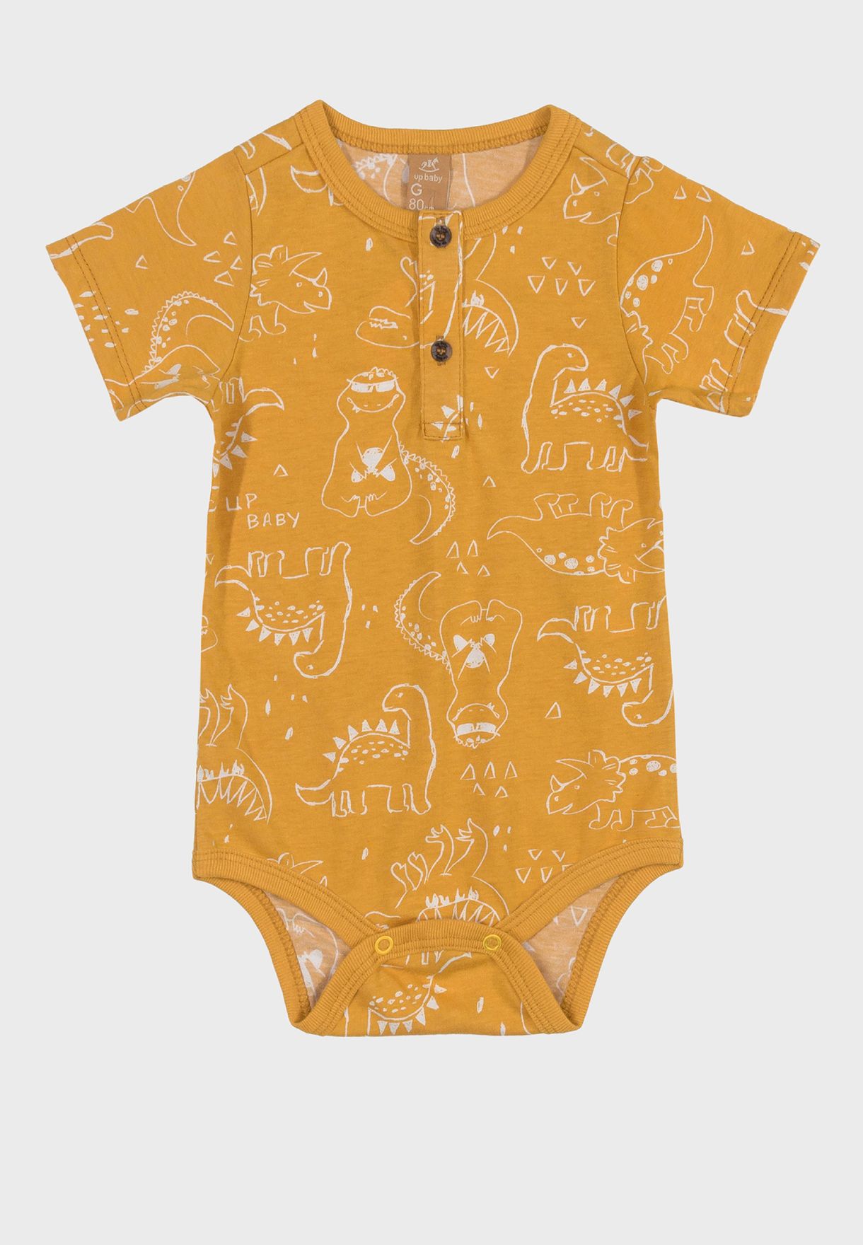 Infant Printed Bodysuit And Short Set