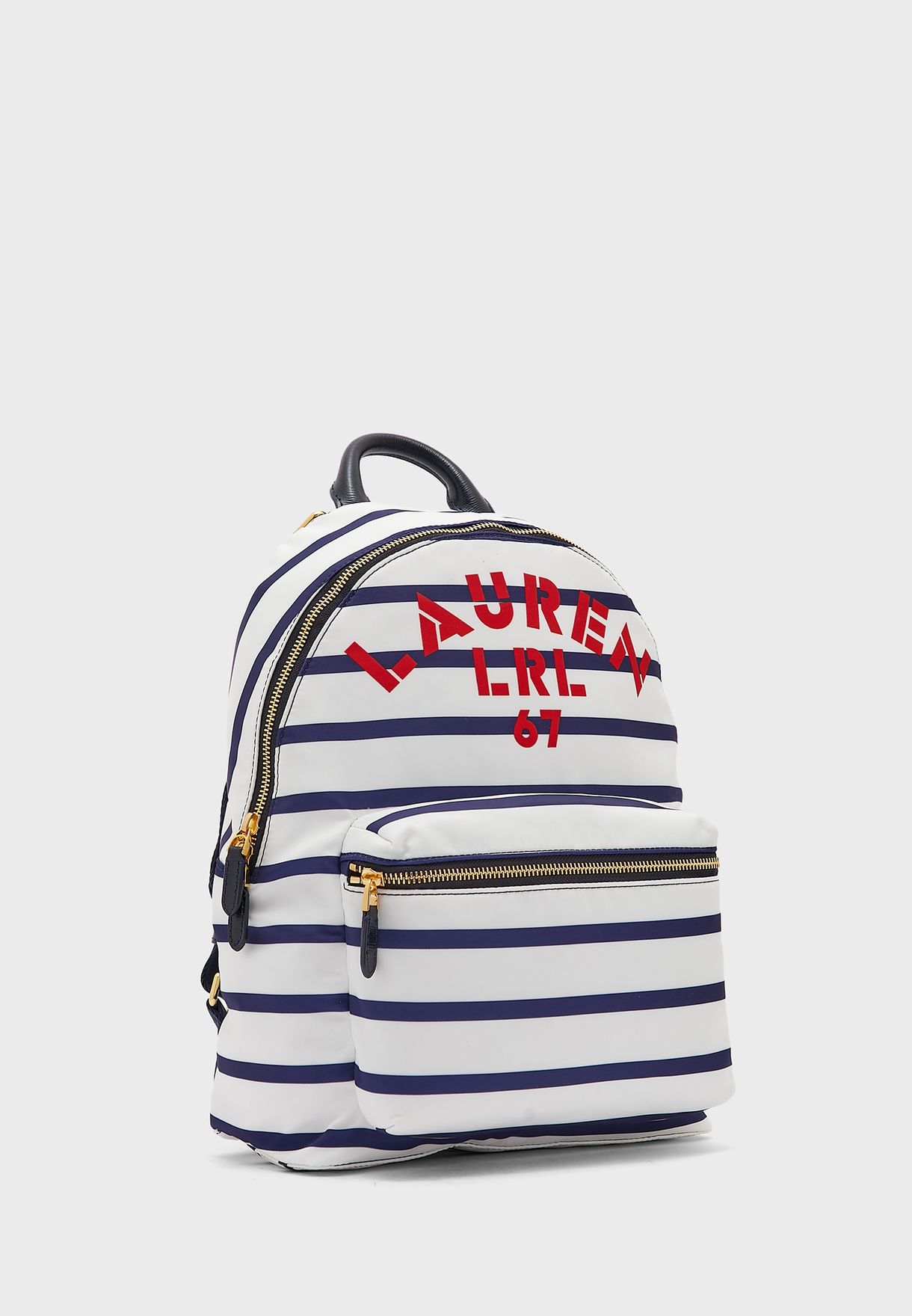 Striped Backpack