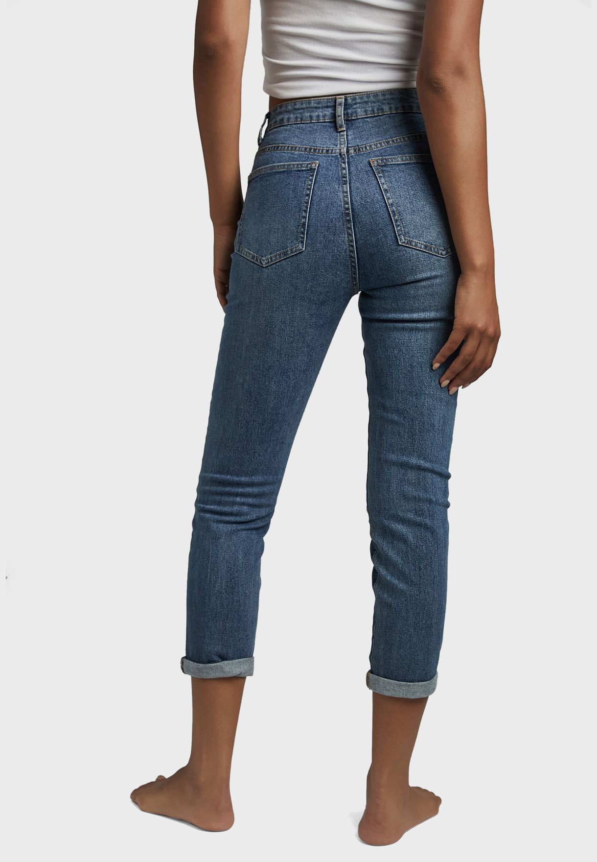Casual Stretch Straight Jeans