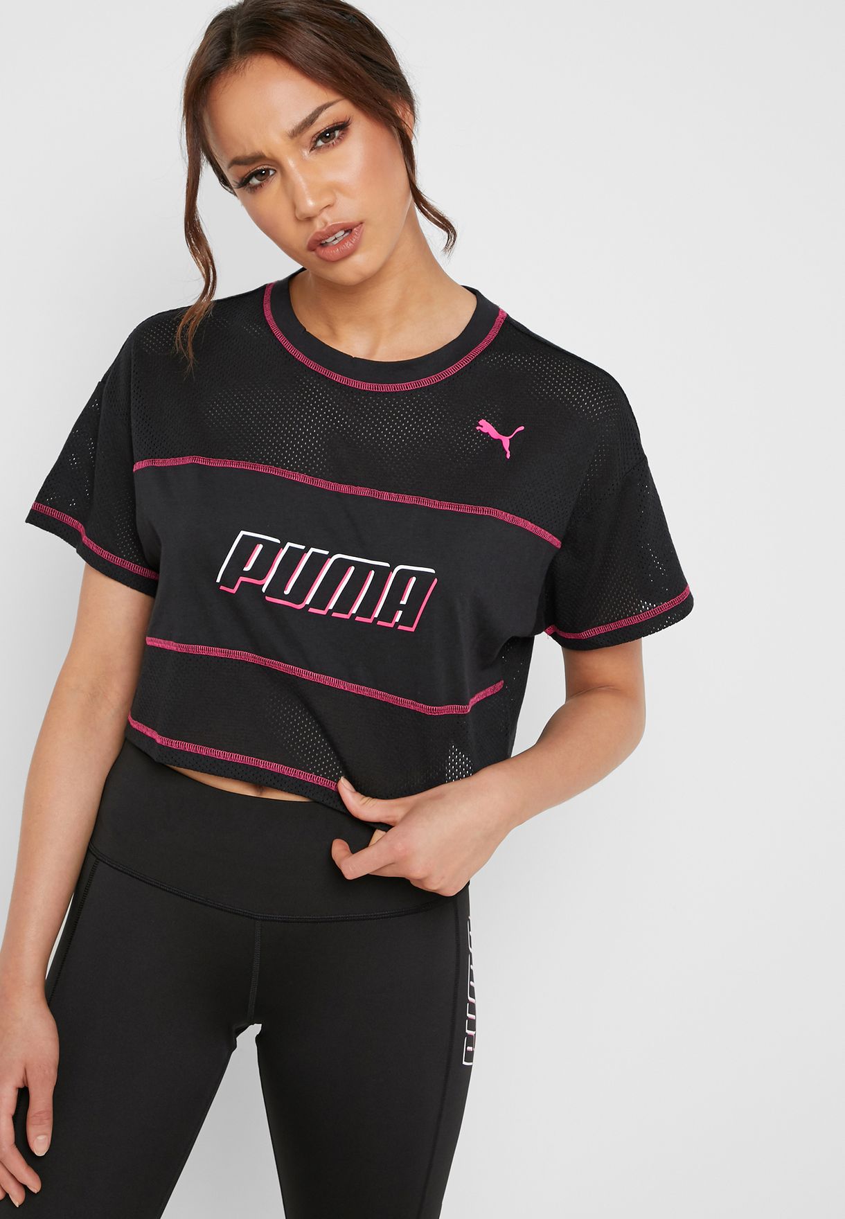Buy PUMA black Modern Sports Cropped T-Shirt for Women in MENA, Worldwide |  85424701
