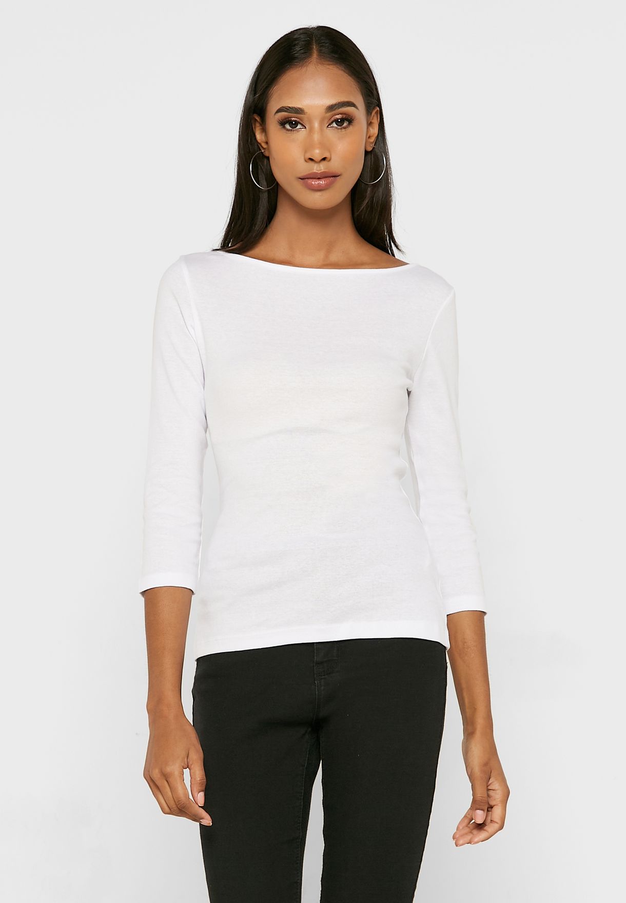 Round Neck Knitted Top