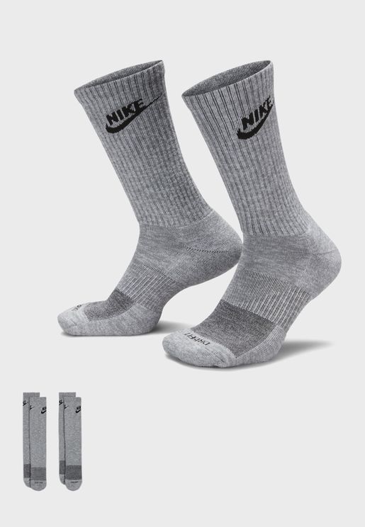 grey nike socks men