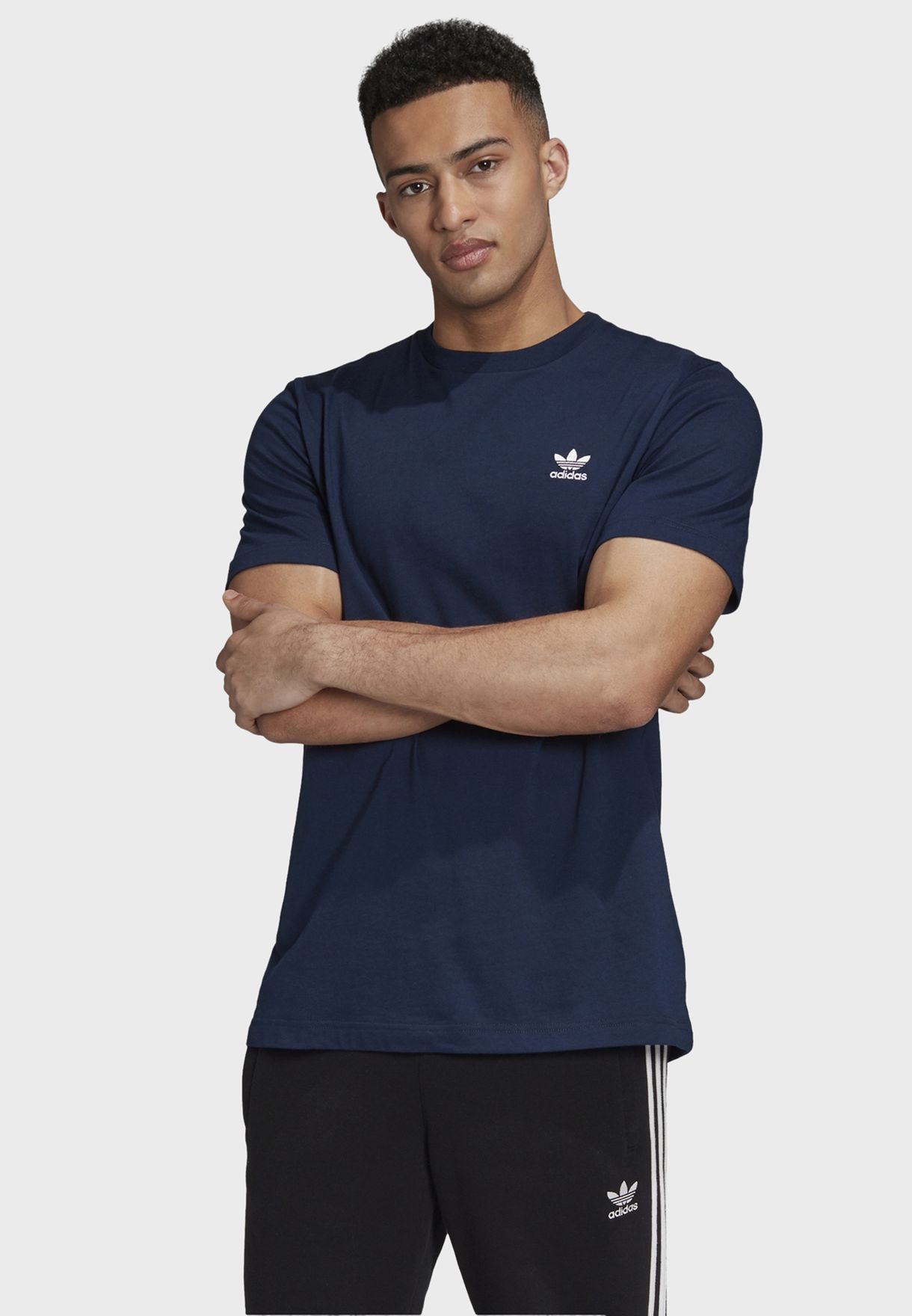 Buy adidas Originals navy Essential T-Shirt for Men in Dubai, Abu Dhabi
