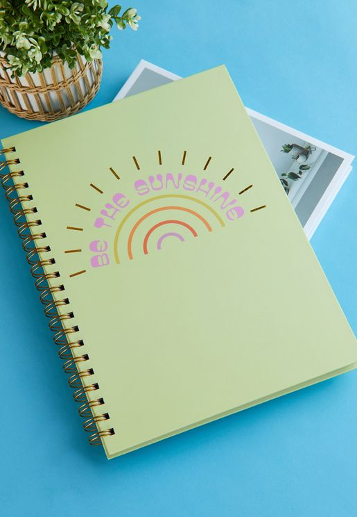 A4 Be The Sunshine Notebook