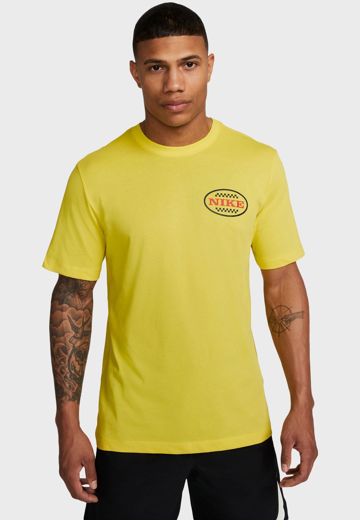 Buy Nike yellow Dri-Fit Body Shop T-Shirt for Men in MENA, Worldwide