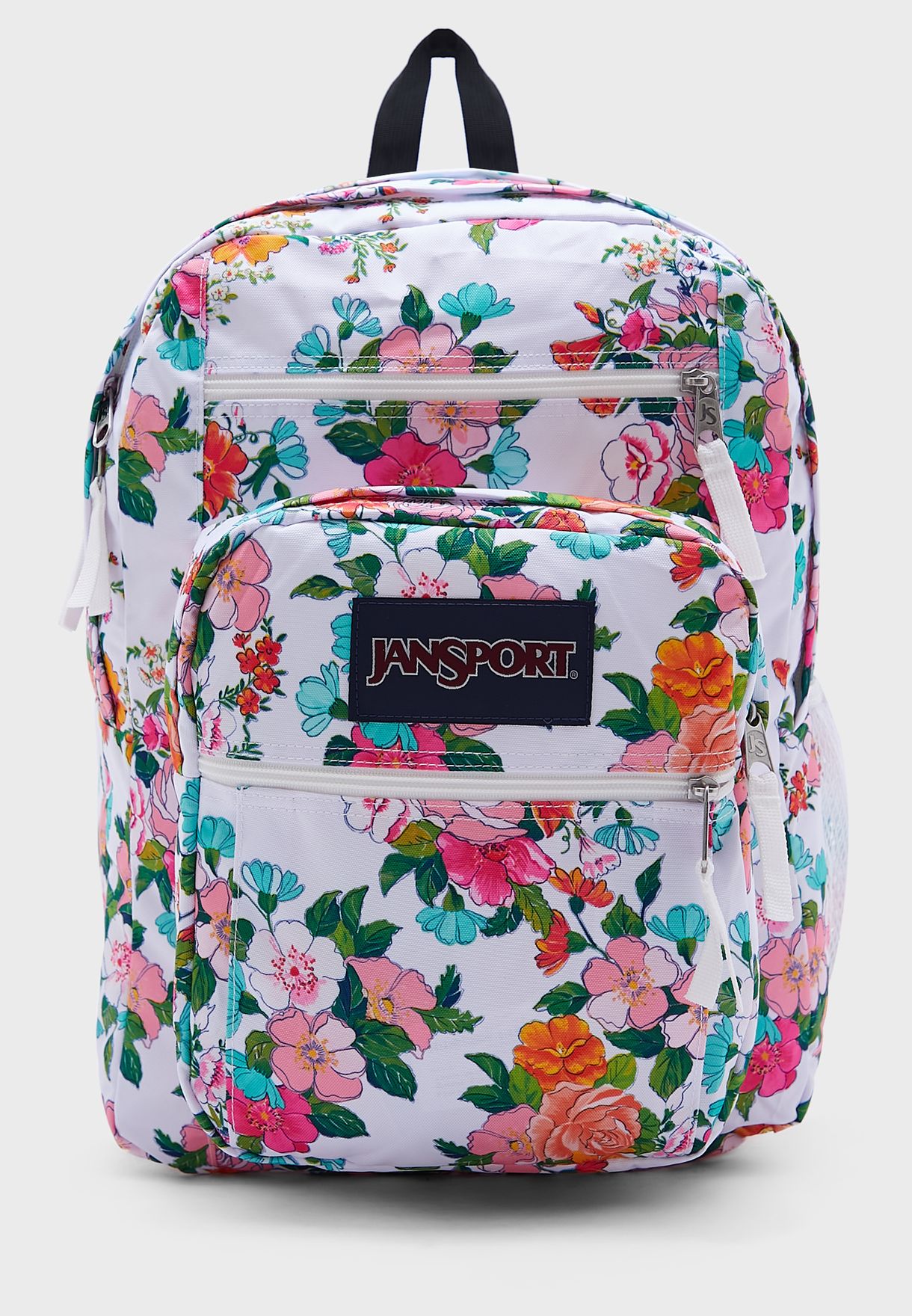 Floral Print Big Student Backpack