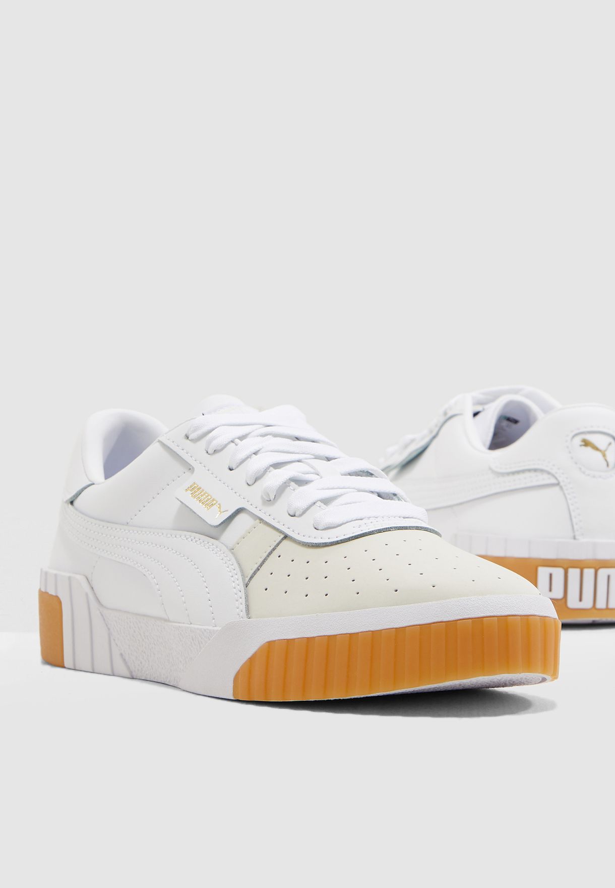 Buy Puma White Cali Canvas for Women in 