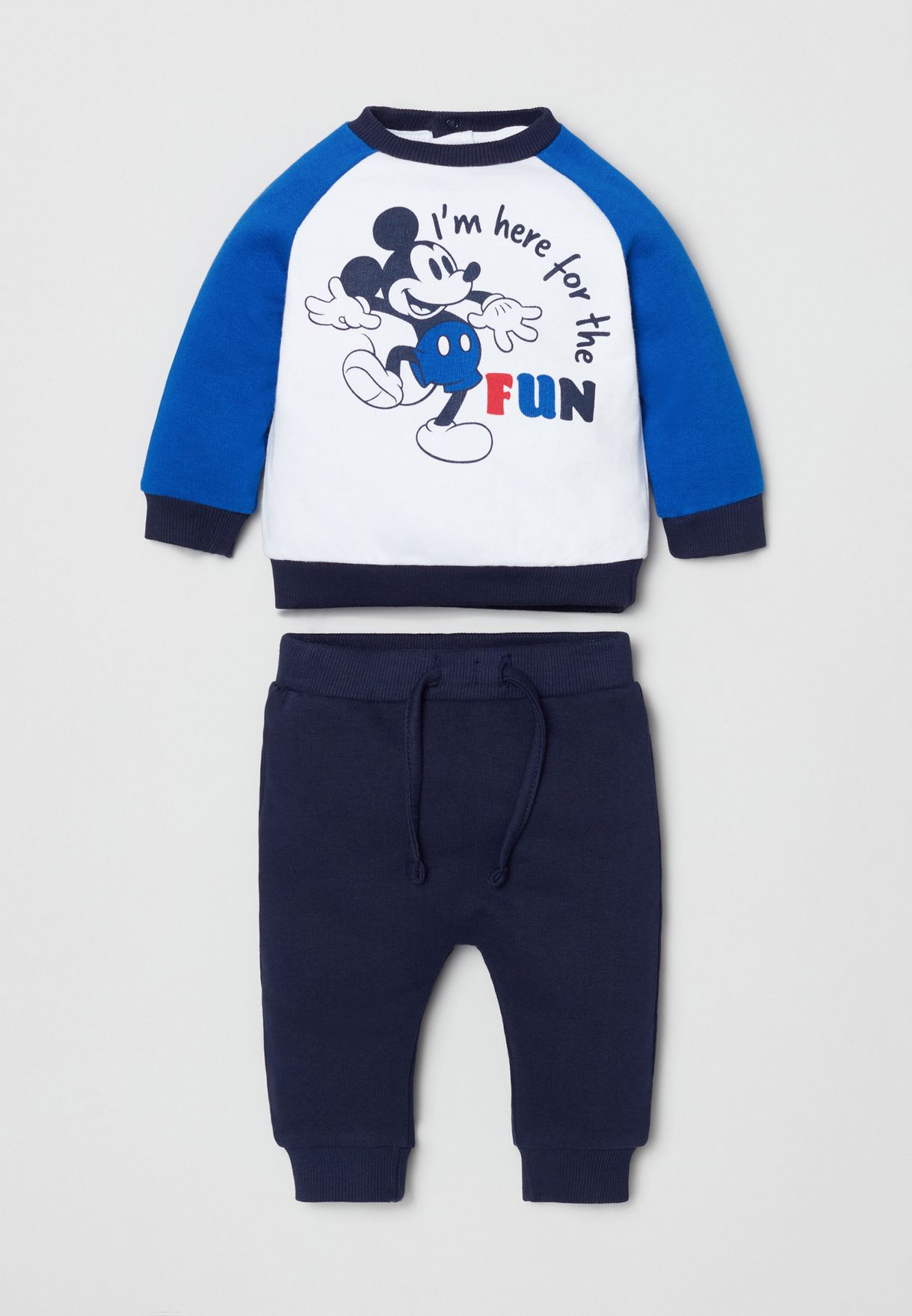 Infant Mickey Sweatshirt And Sweatpants Set
