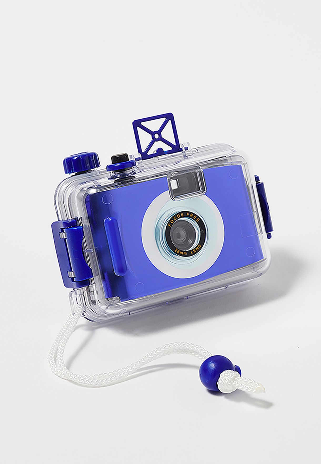 كاميرا تحت الماء زرقاء