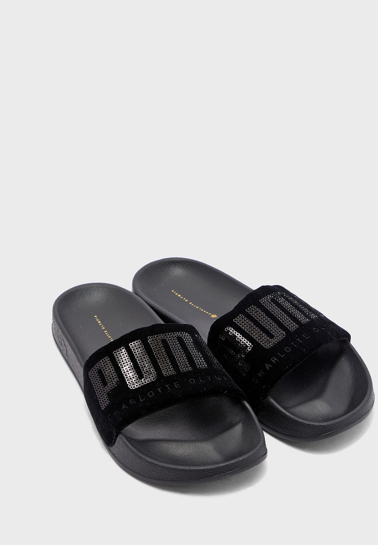 puma charlotte olympia slides