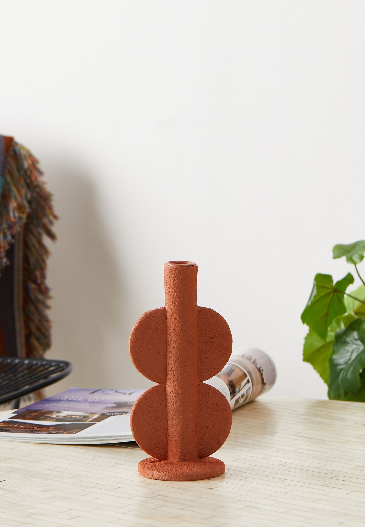 Double Bubble Terracotta Candle Holder