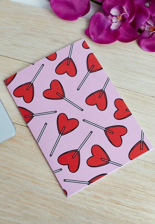 Candy Hearts Notebook