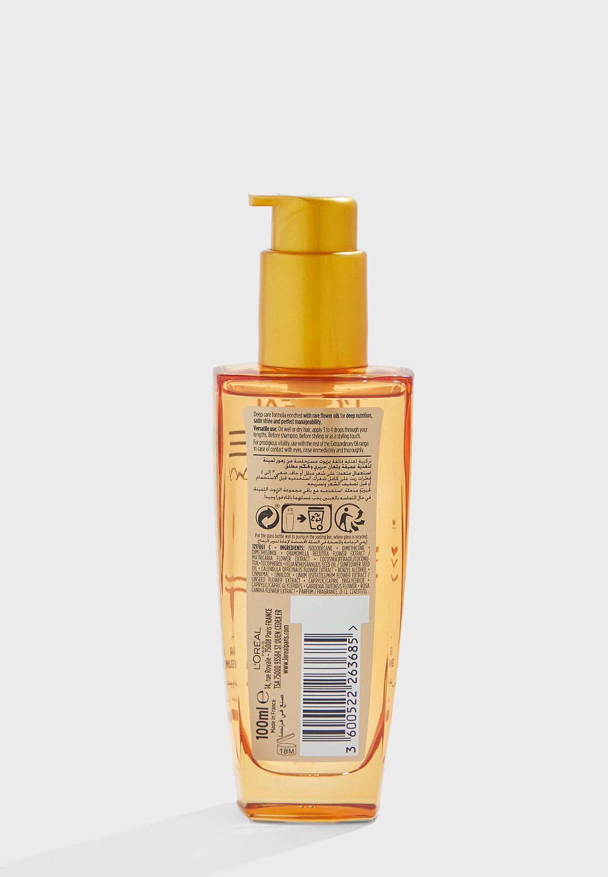 Buy L Oreal clear Elvive Extraordinary Oil For All Hair Types 100ml for  Women in Riyadh, Jeddah
