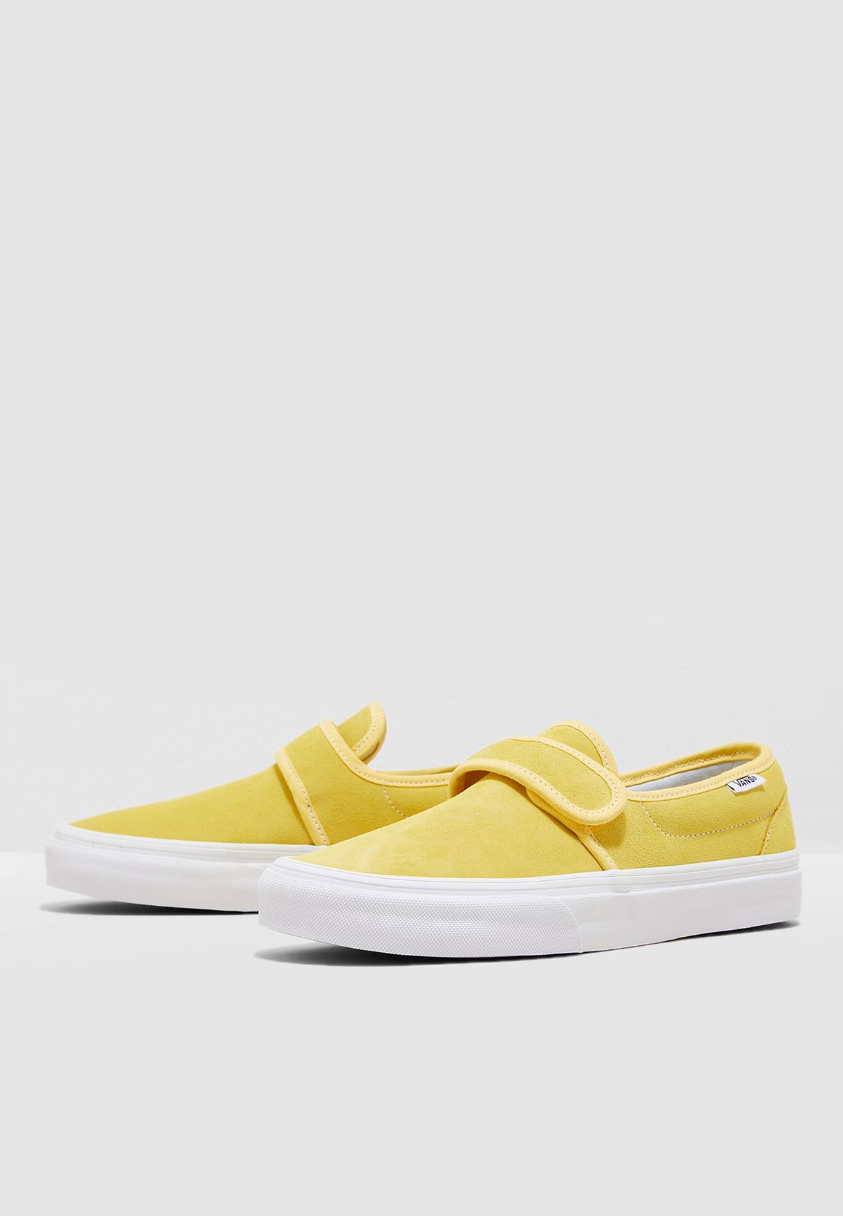Vans Og 59 Lx Suede Slip-on Sneakers in Yellow for Men - Lyst