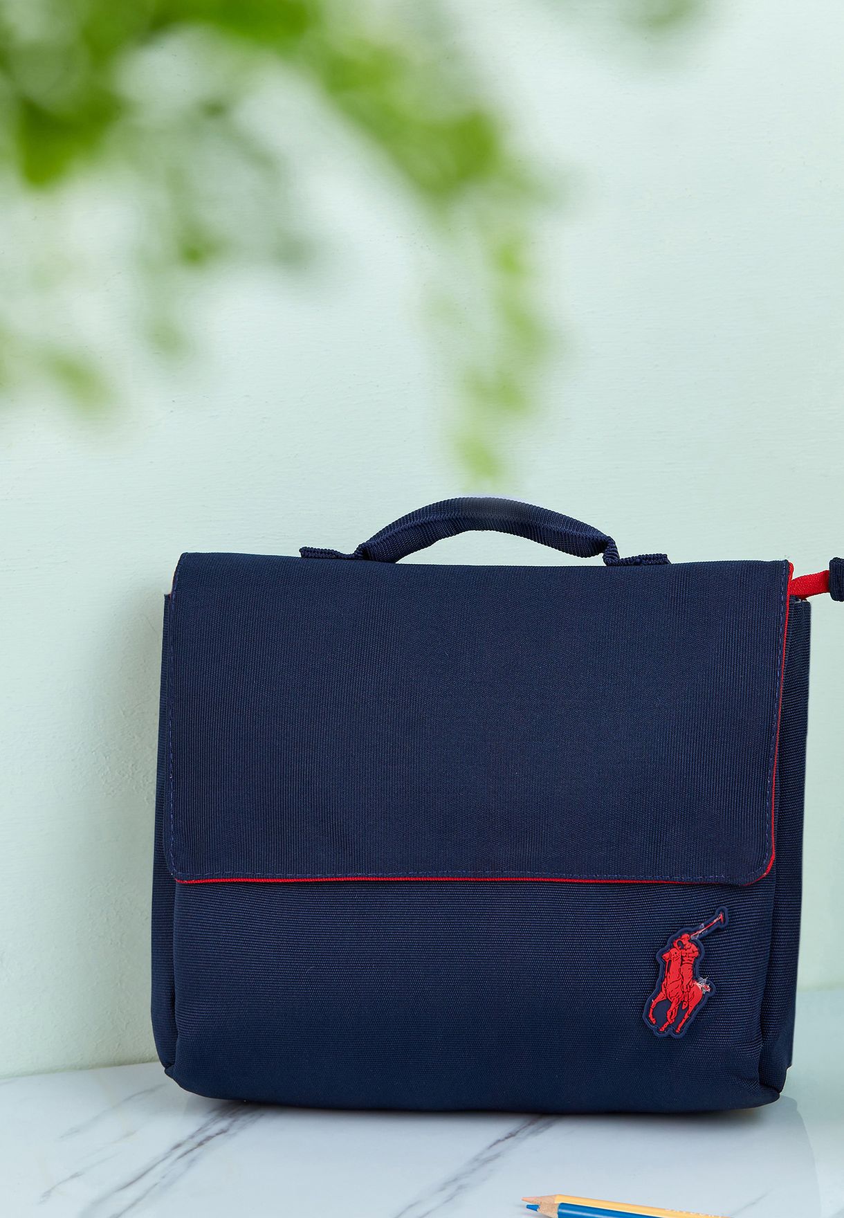 Buy Polo Ralph Lauren navy Logo Lunch Bag With Handle for Women in Riyadh,  Jeddah