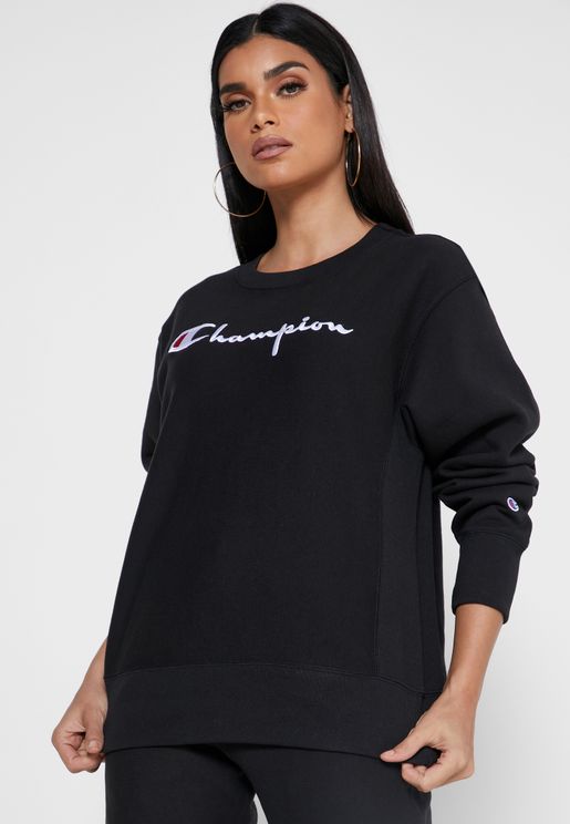 champion jumper grey womens