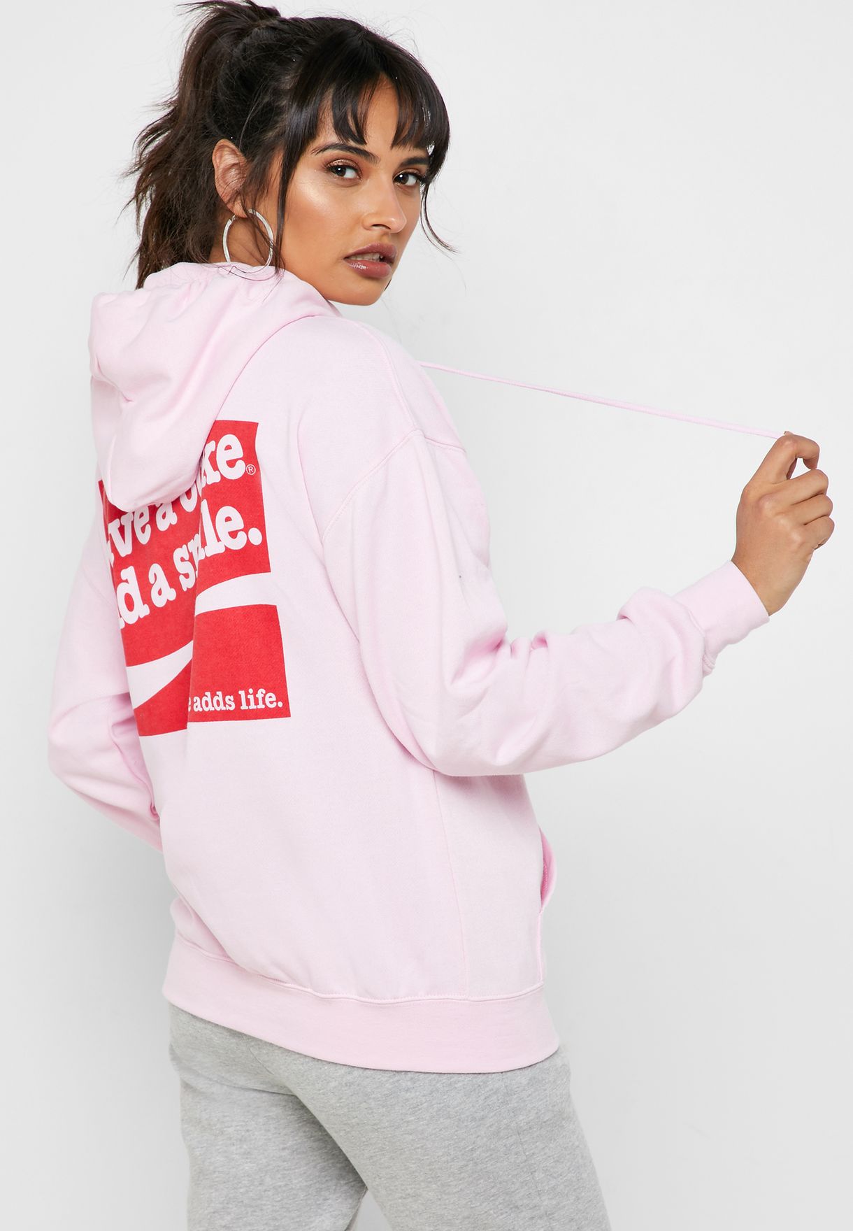 pink coke sweatshirt