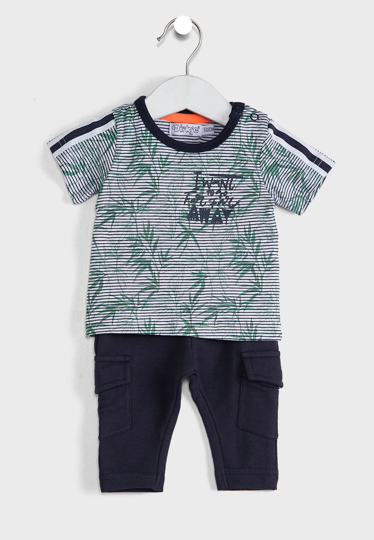 Infant Striped T-Shirt + Trousers Set