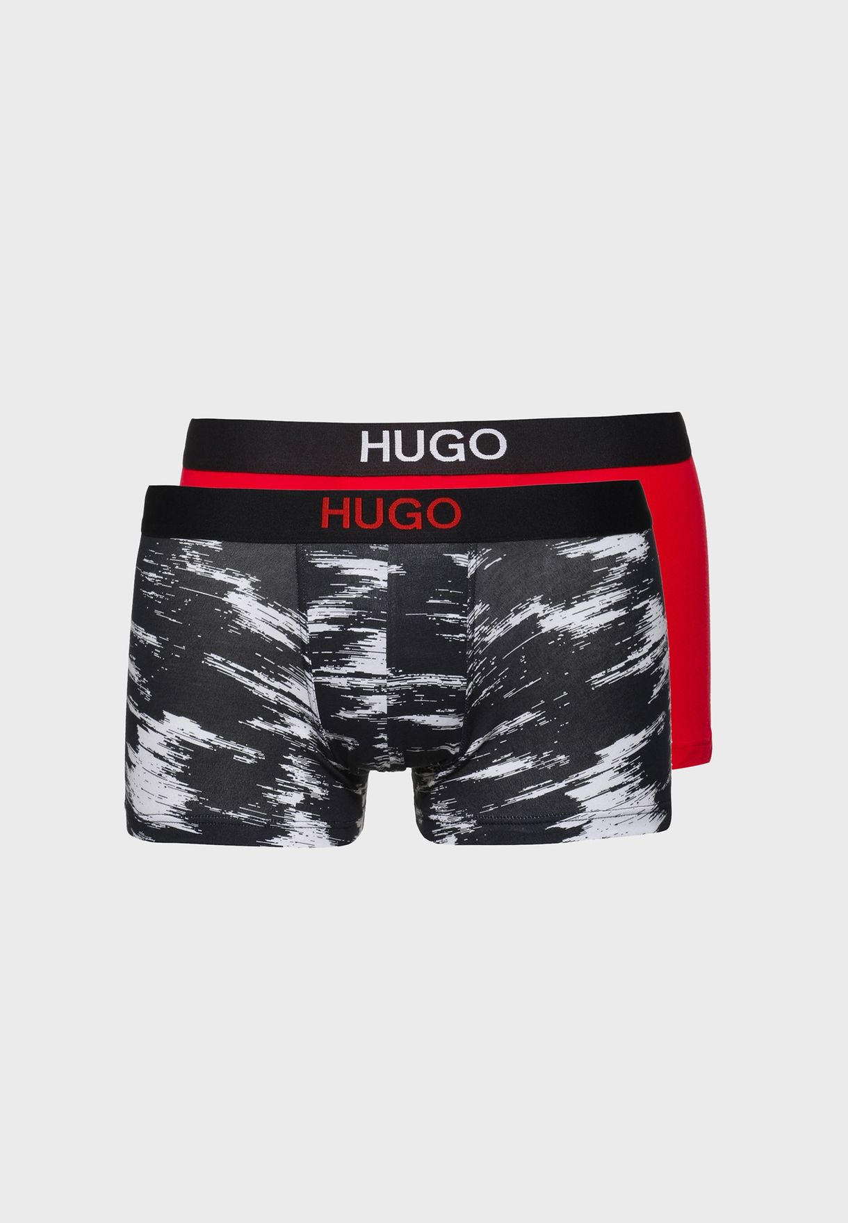 2 Pack Logo Band Assorted Trunks