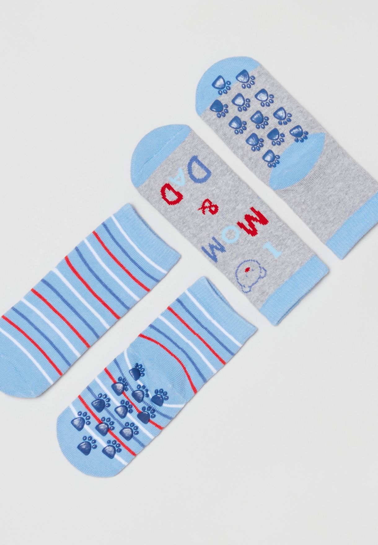 2 Packs Printed Slipper Socks