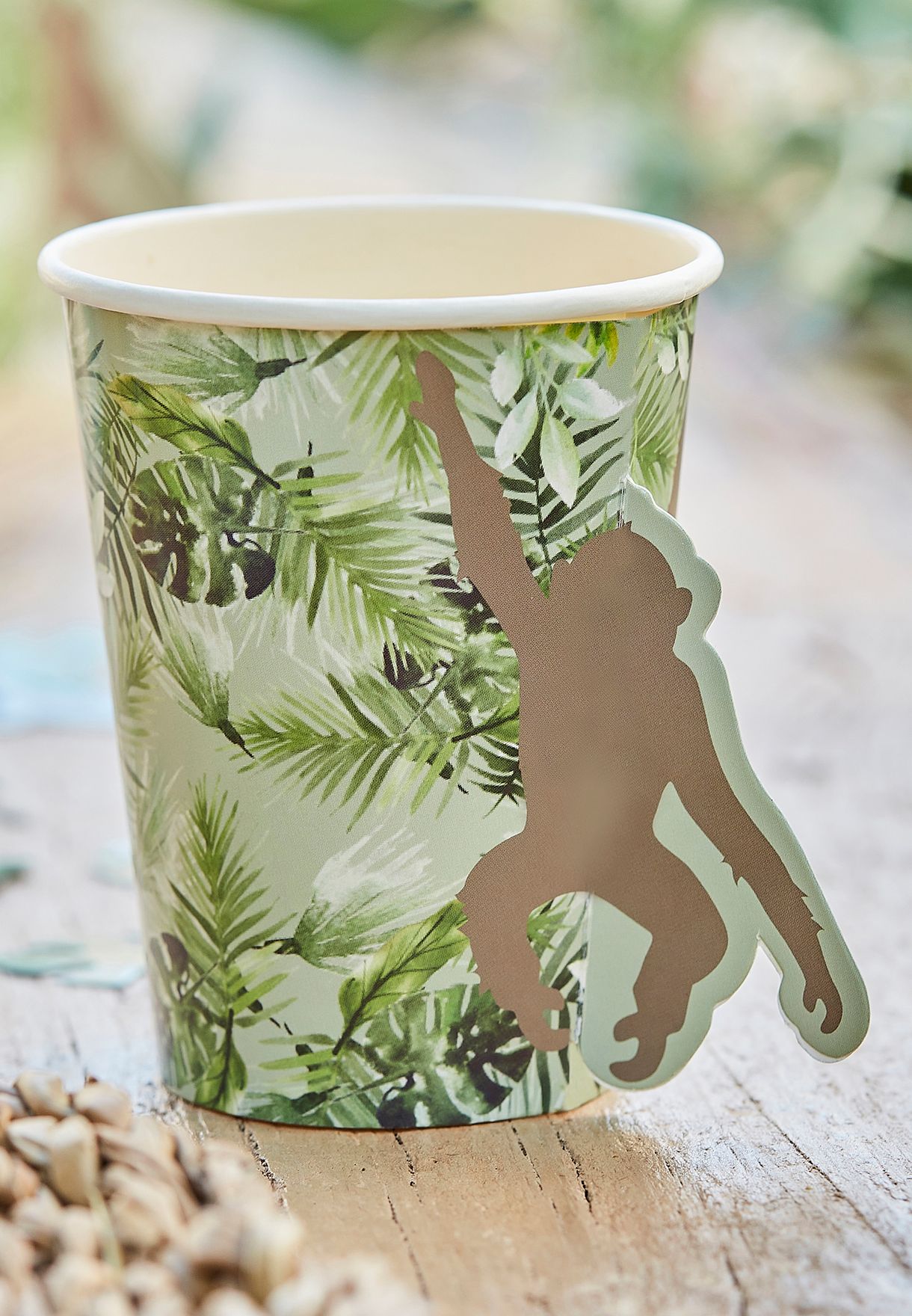 Pop Out Monkey Paper Cups