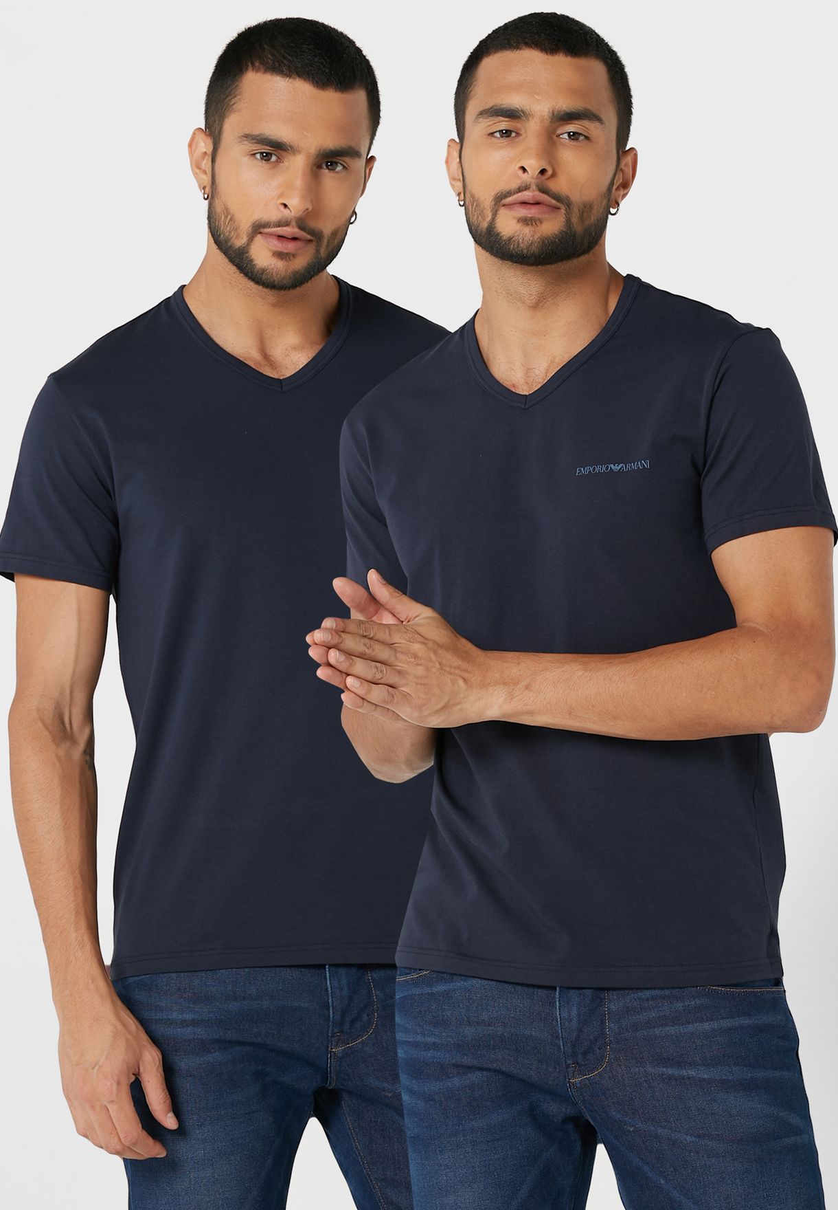 2-Pack V-Neck T-Shirts