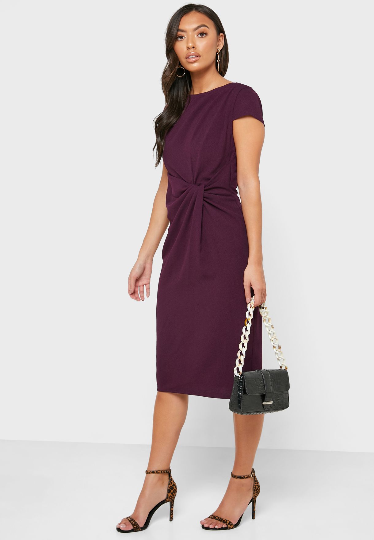 Twisted Wrap Dress
