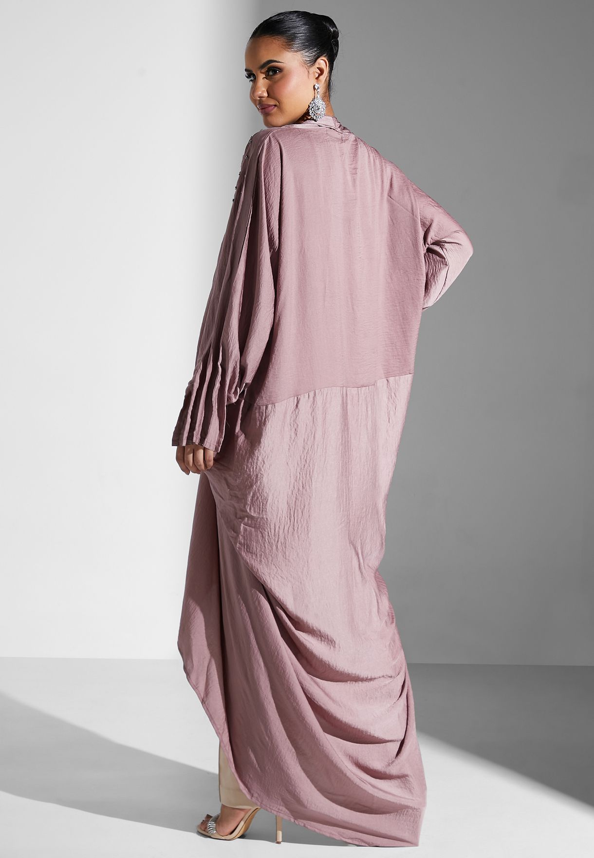 Embellished Pattern Abaya