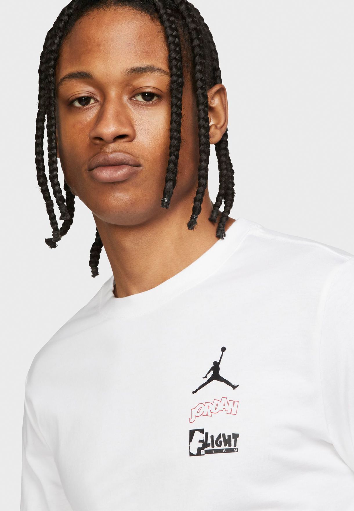 Buy Jordan white Jordan Flight Team T-Shirt for Kids in Dubai, Abu Dhabi