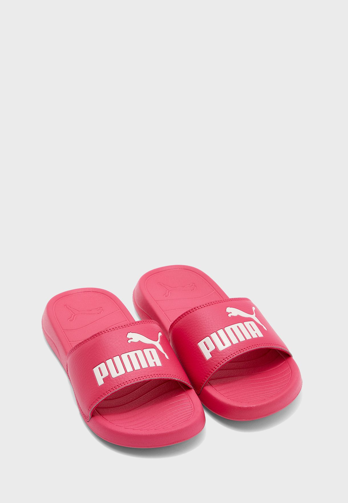 pink pumas slides