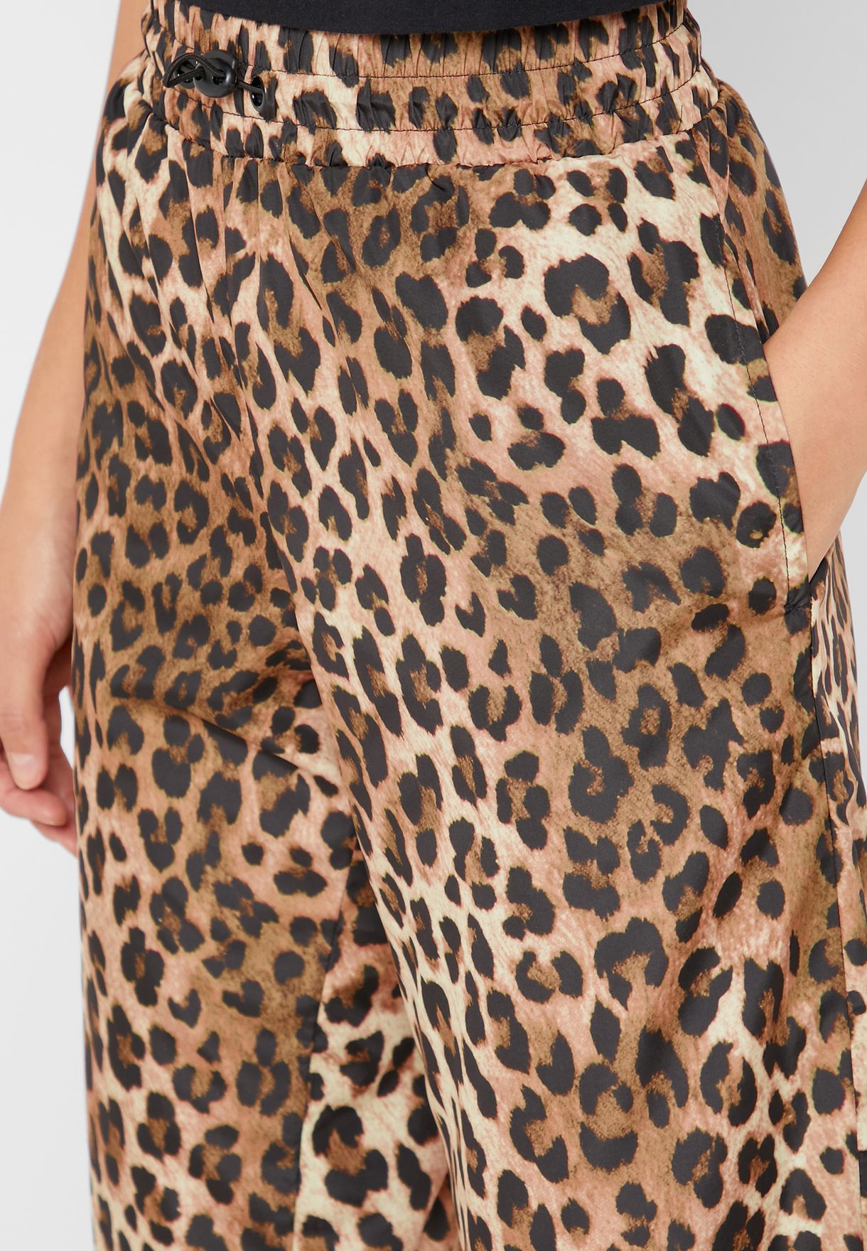 Leopard Print Jogger Pants