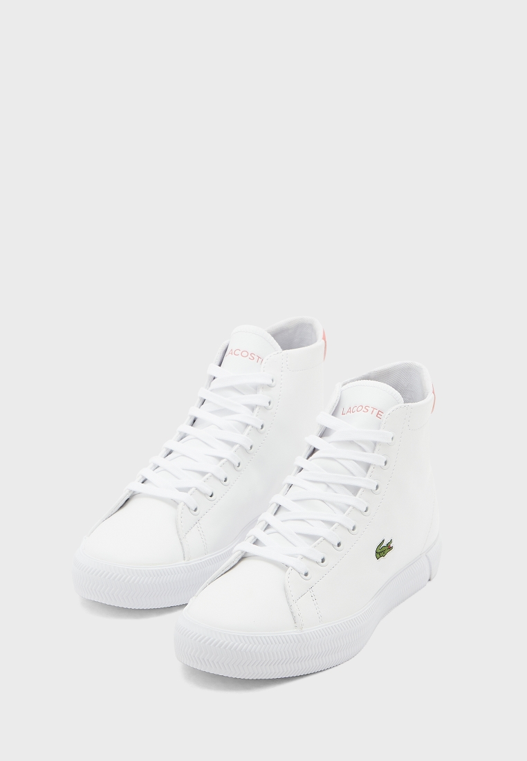 Buy Lacoste white Mid-Top for in MENA, Worldwide