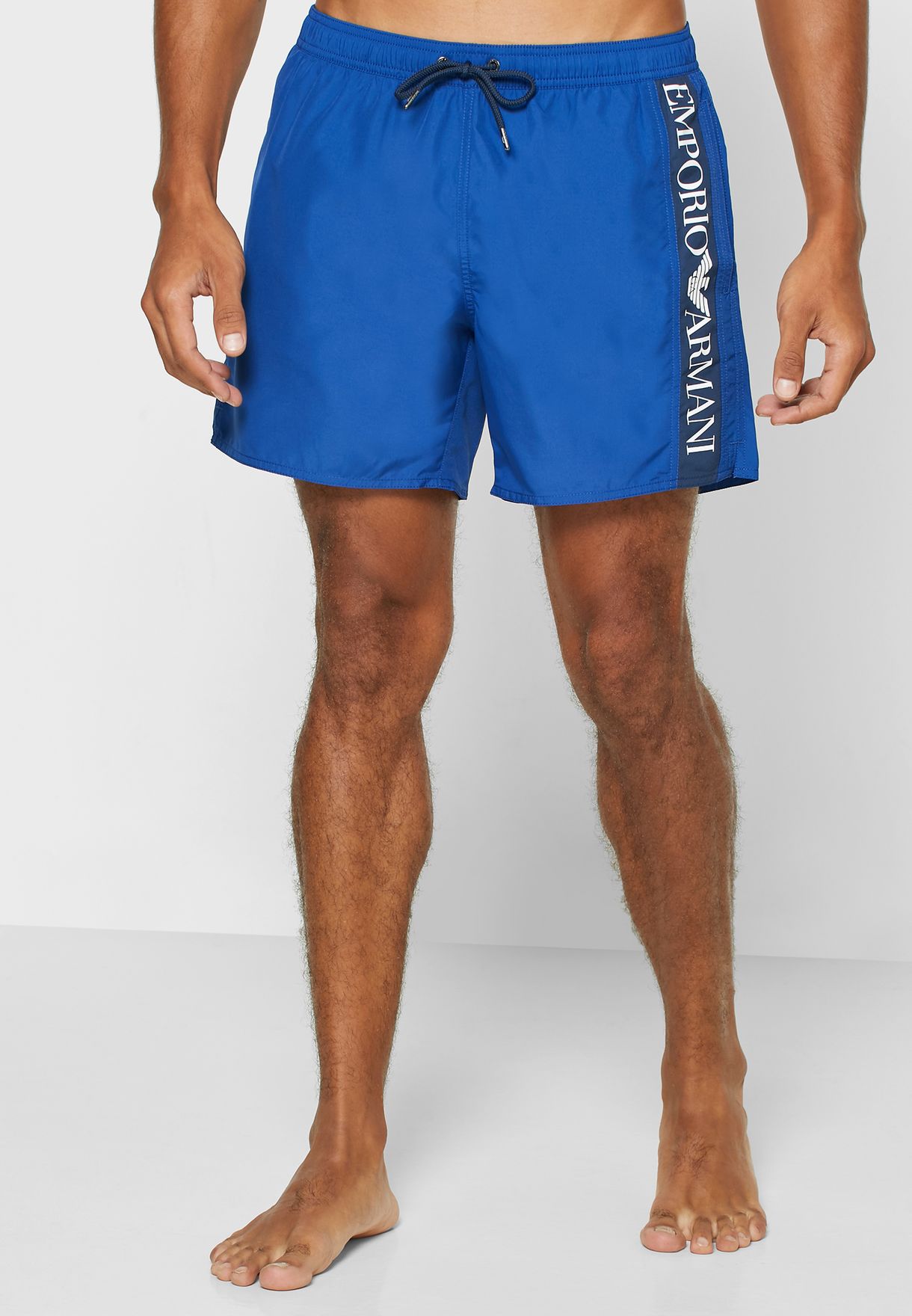 armani blue shorts