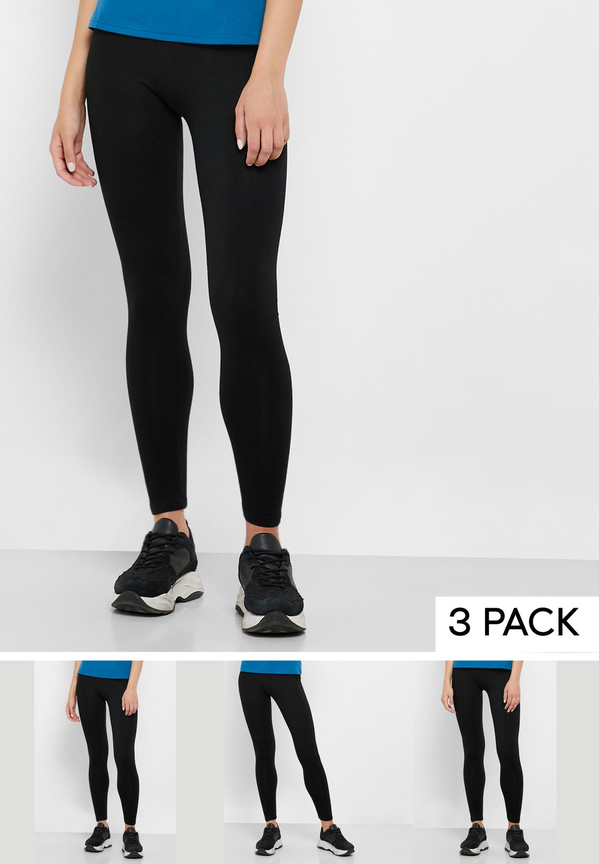 3 Pack Essential Leggings
