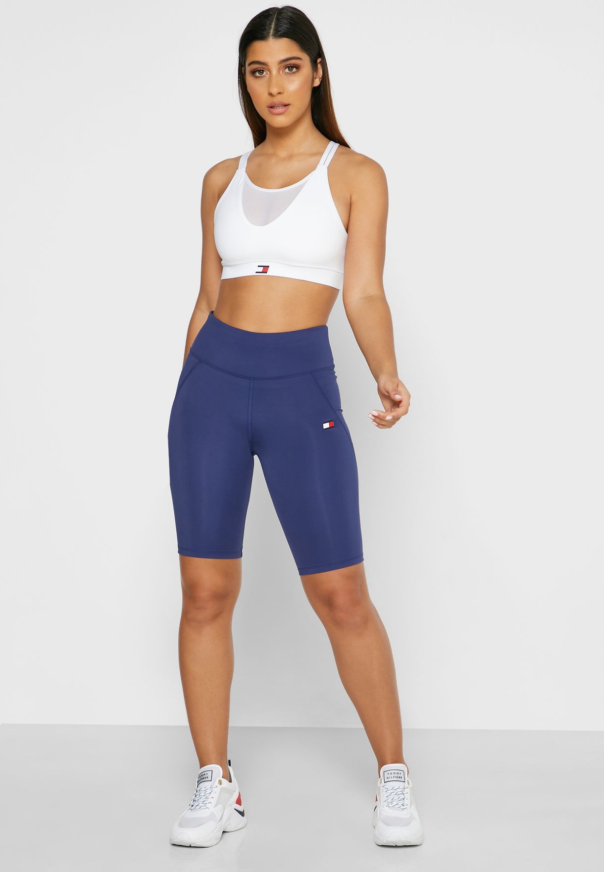 high waisted cycling shorts sports