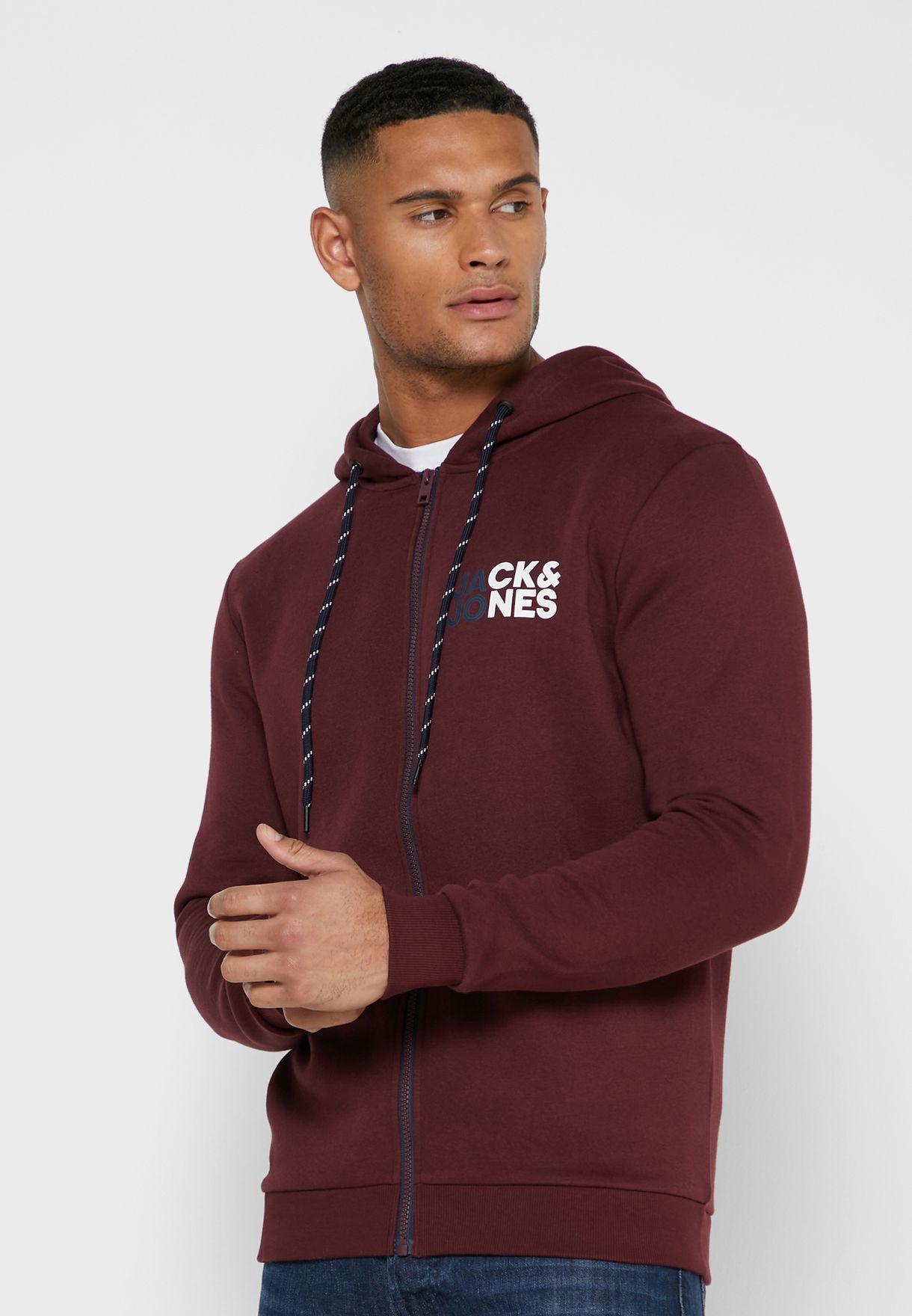 man chest hoodie