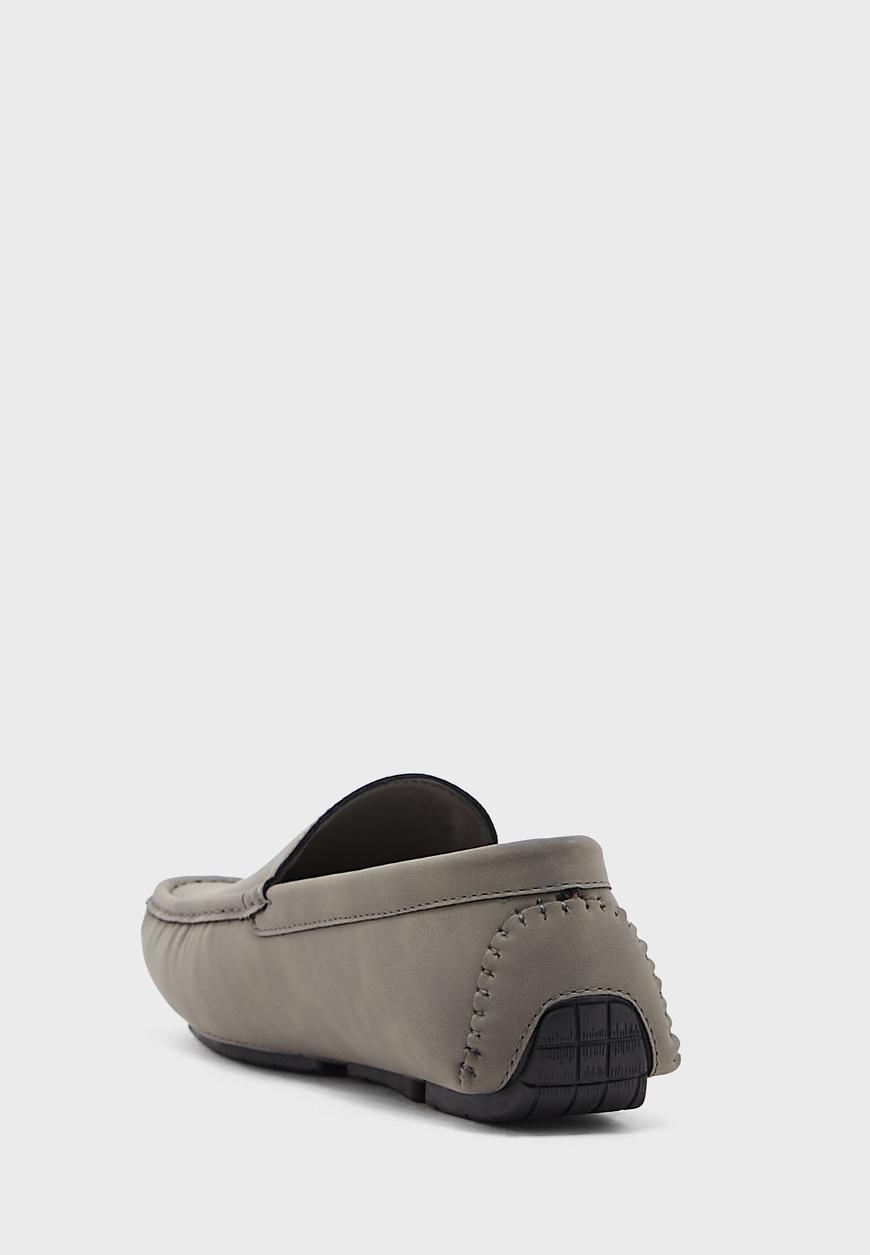Webbing Detail Casual Loafers