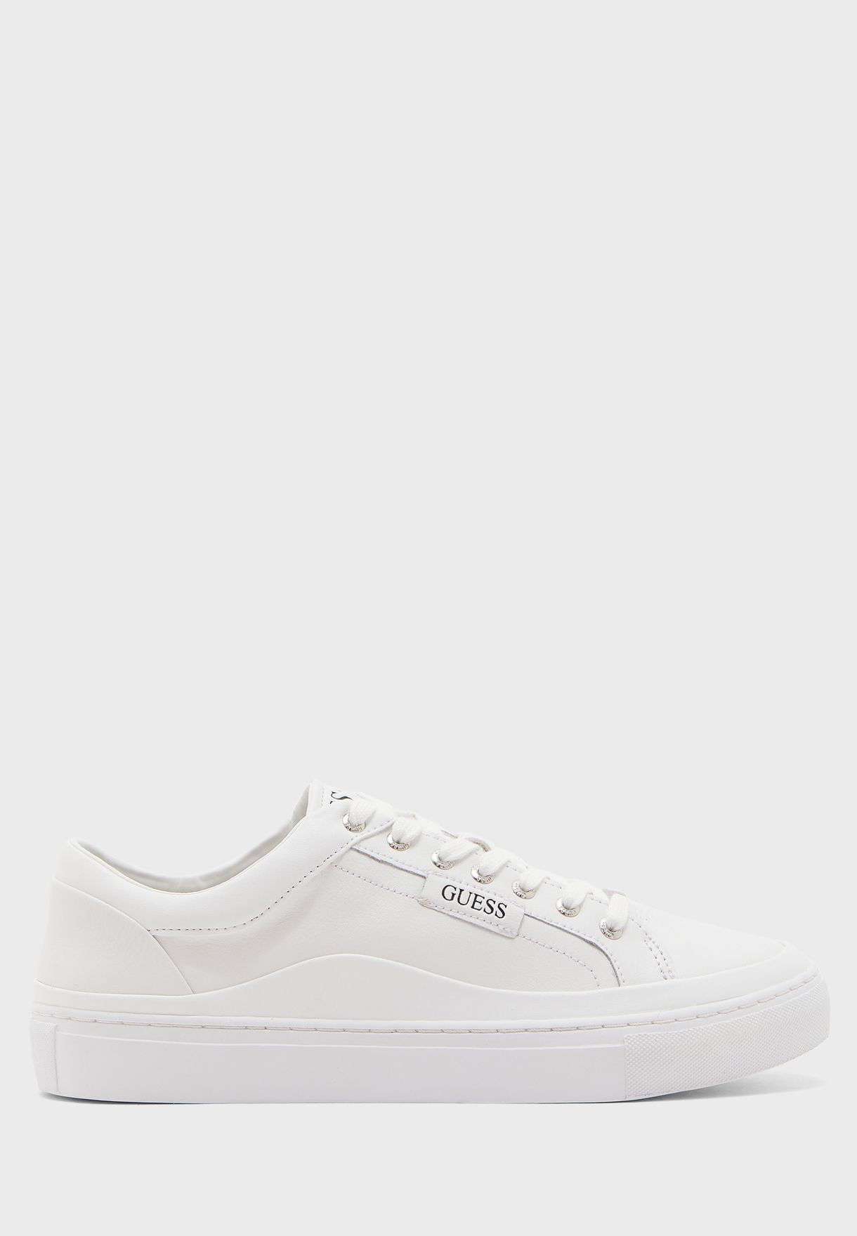 Buy Guess white Larry Sneakers for Men 