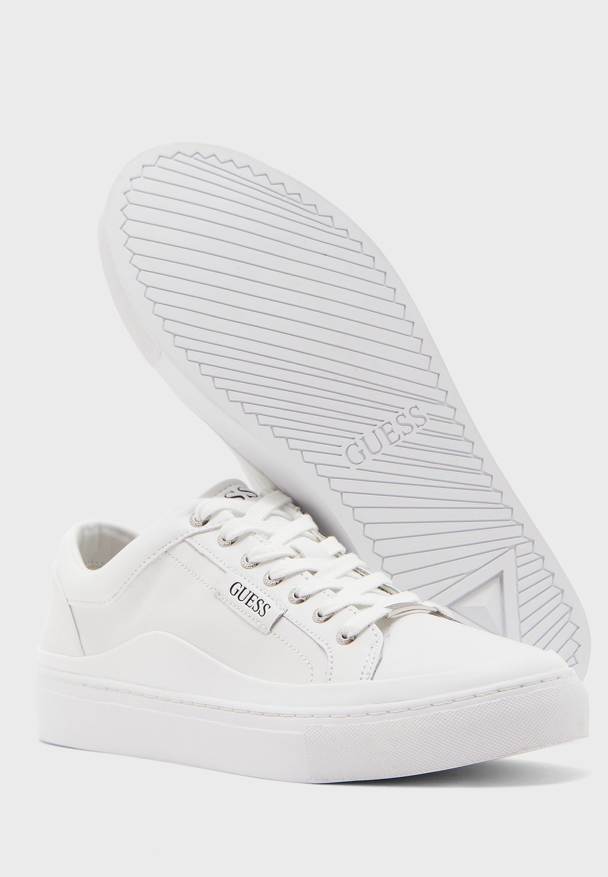 guess white shoes price