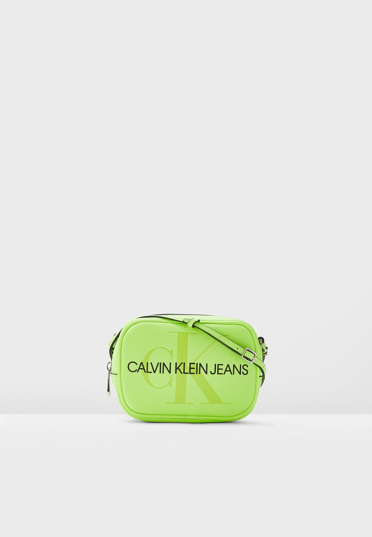 calvin klein sculpted monogram camera bag