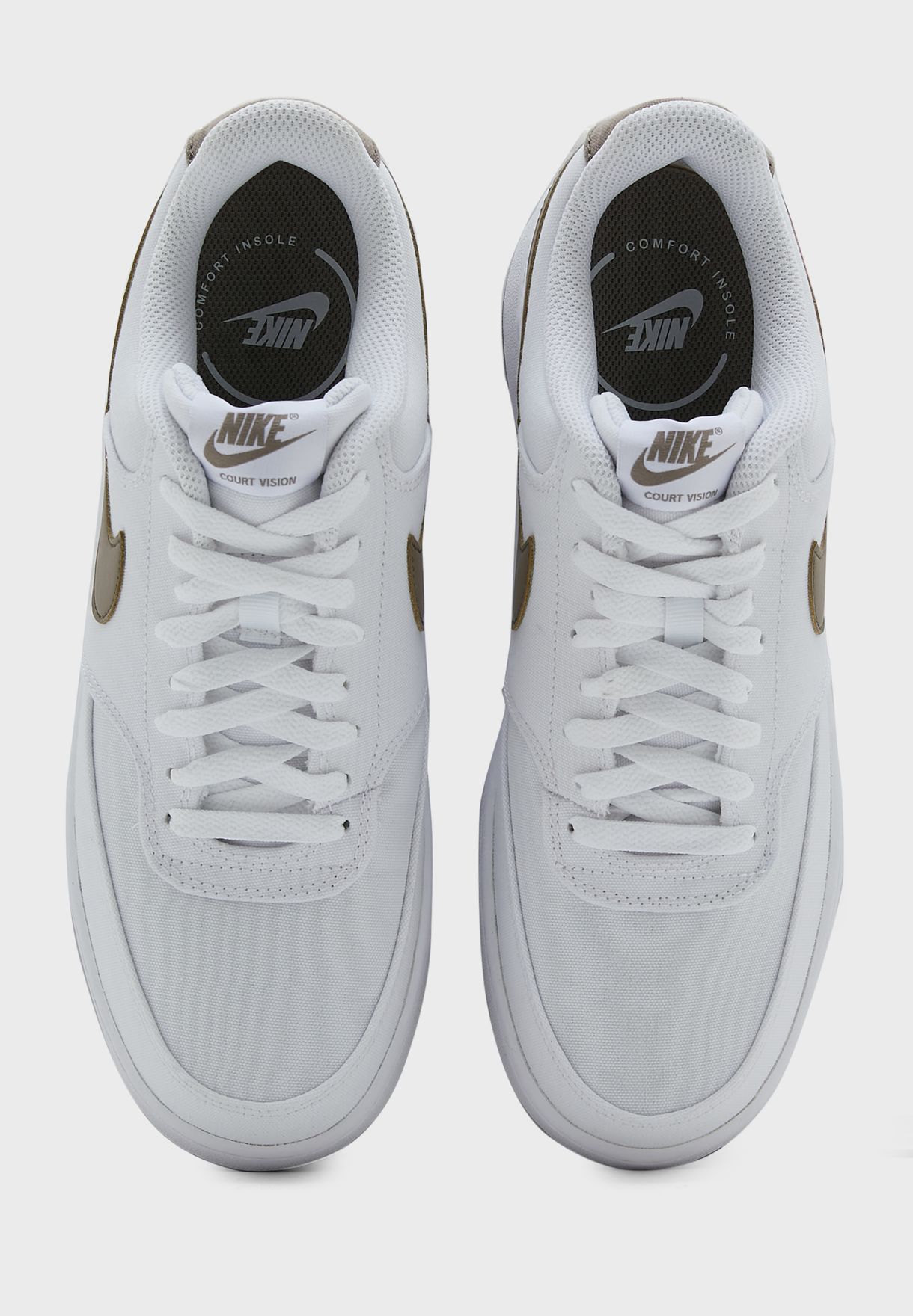 Buy Nike white Court Vision Lo Cnvs for Men in Doha, other cities