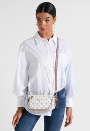 arie double compartment crossbody