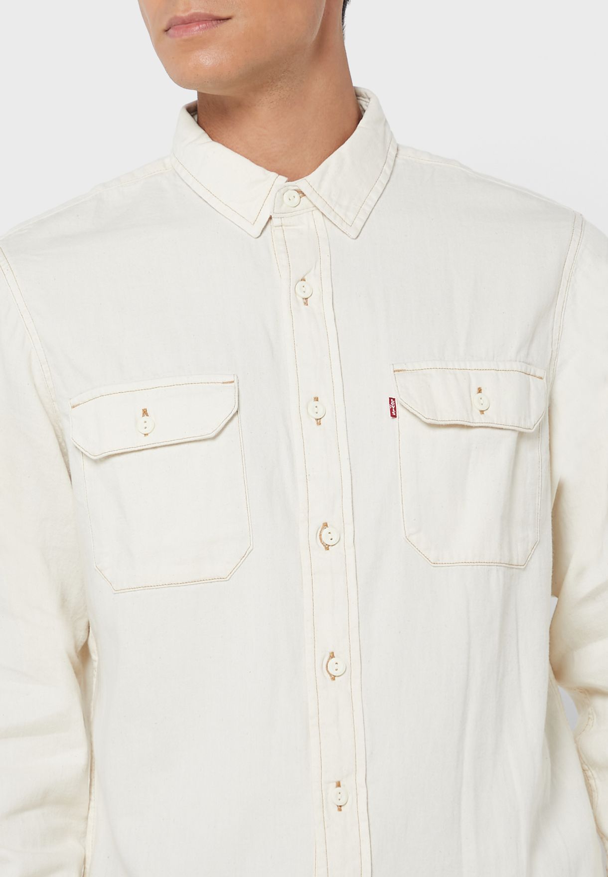 Buy Levis white Levi's® Classic Worker Overshirt for Men in MENA,  Worldwide