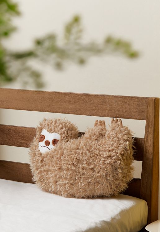 Sloth Shaped Cushion With Insert