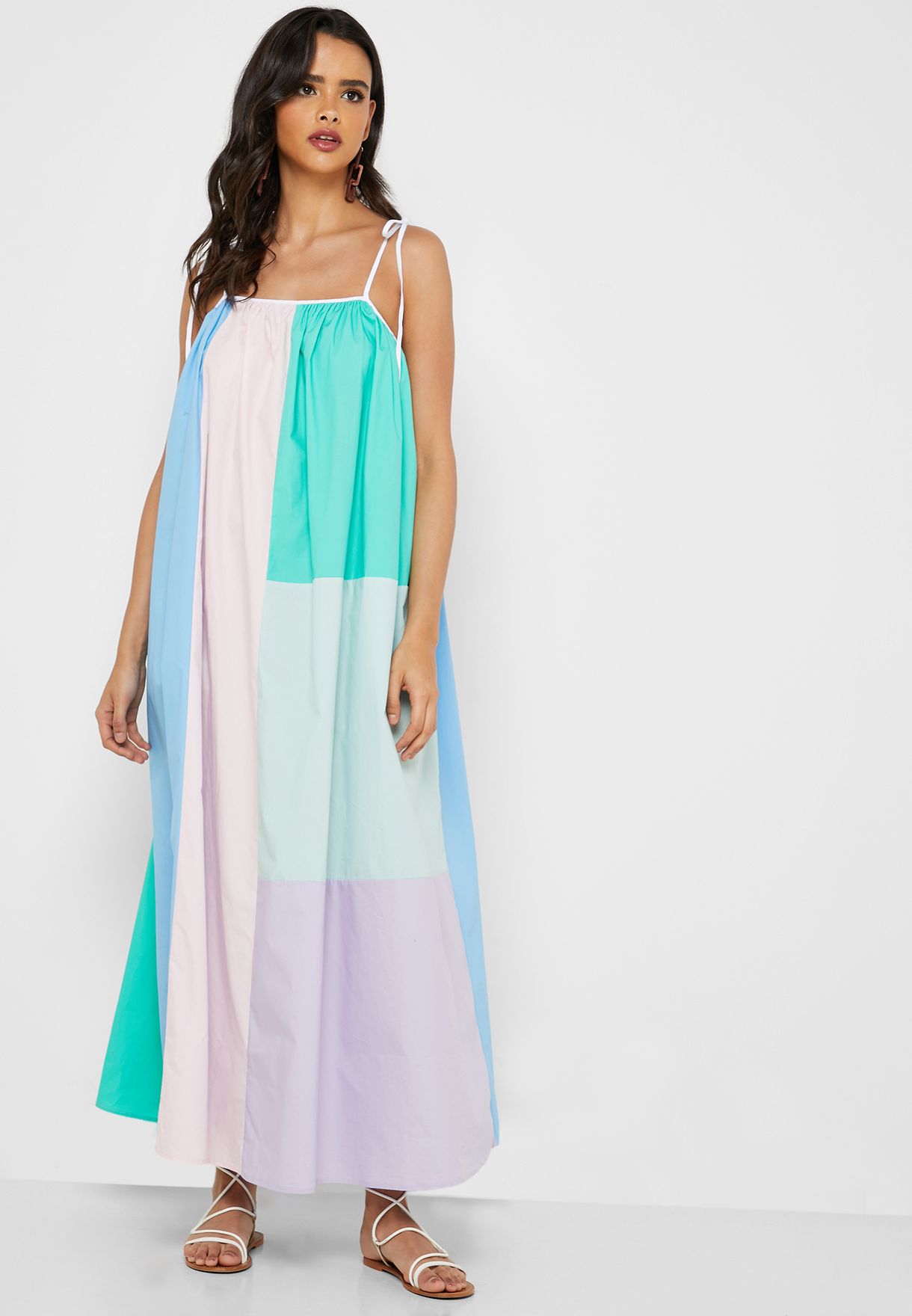 english factory colorblock maxi