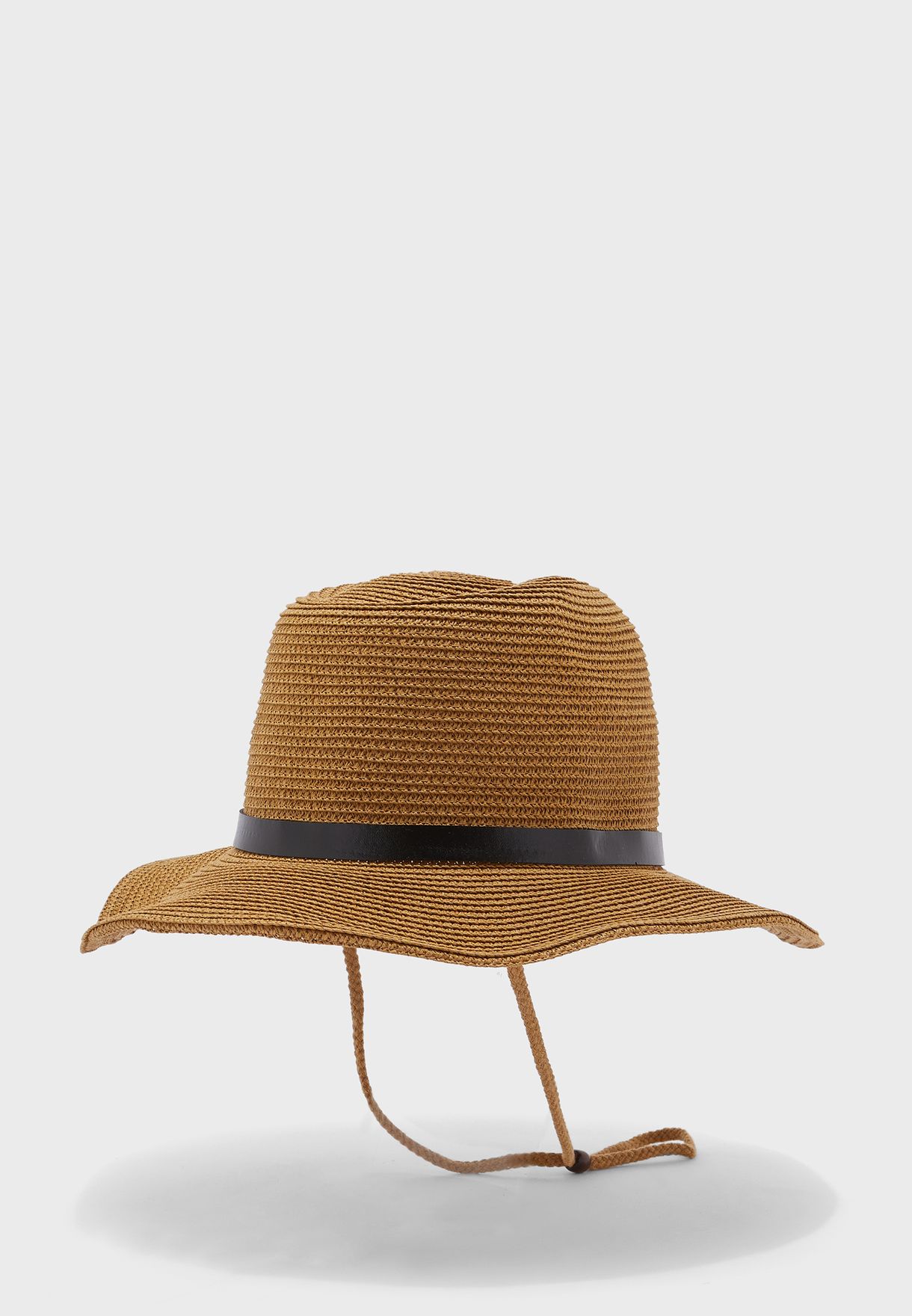 Straw Cowboy Hat With String 