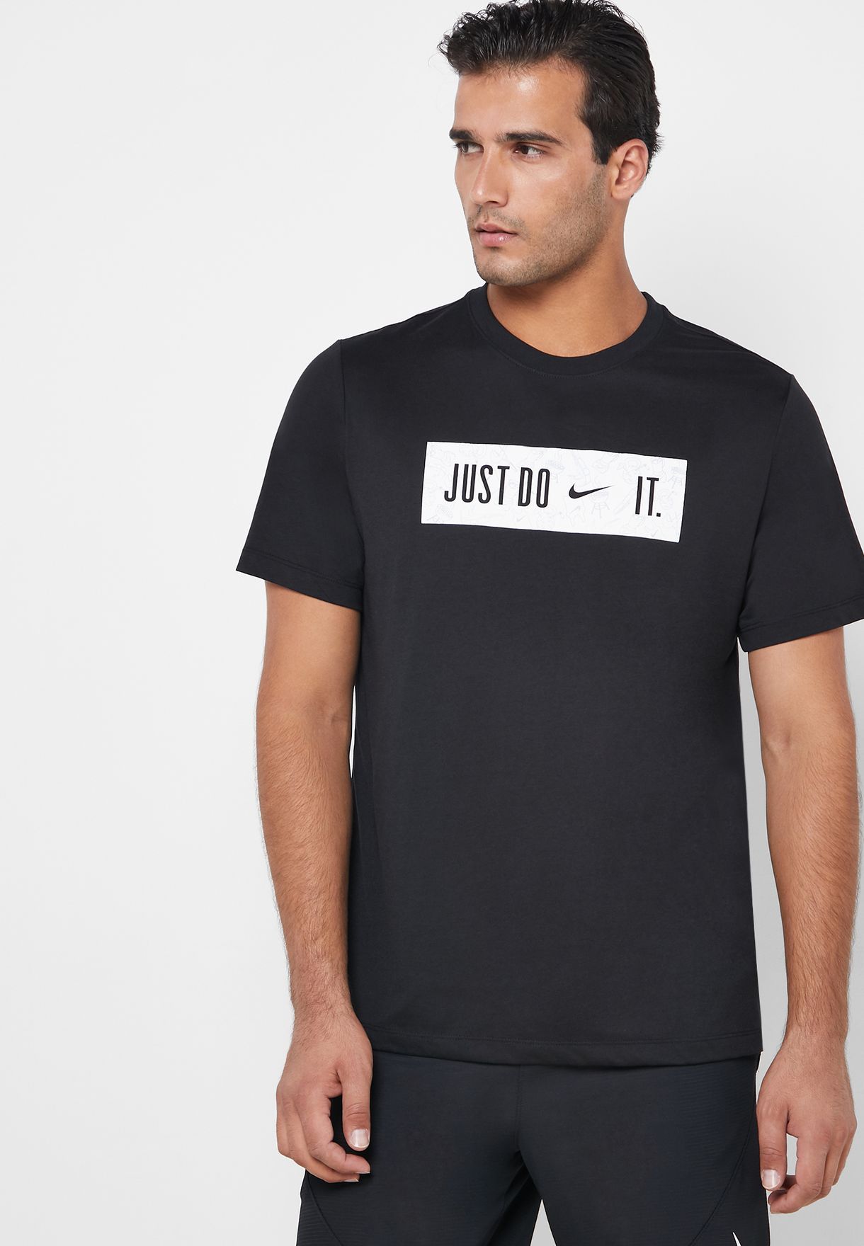 Buy Nike black Just Don't Quit Block 2.0 T-Shirt for Kids in MENA ...