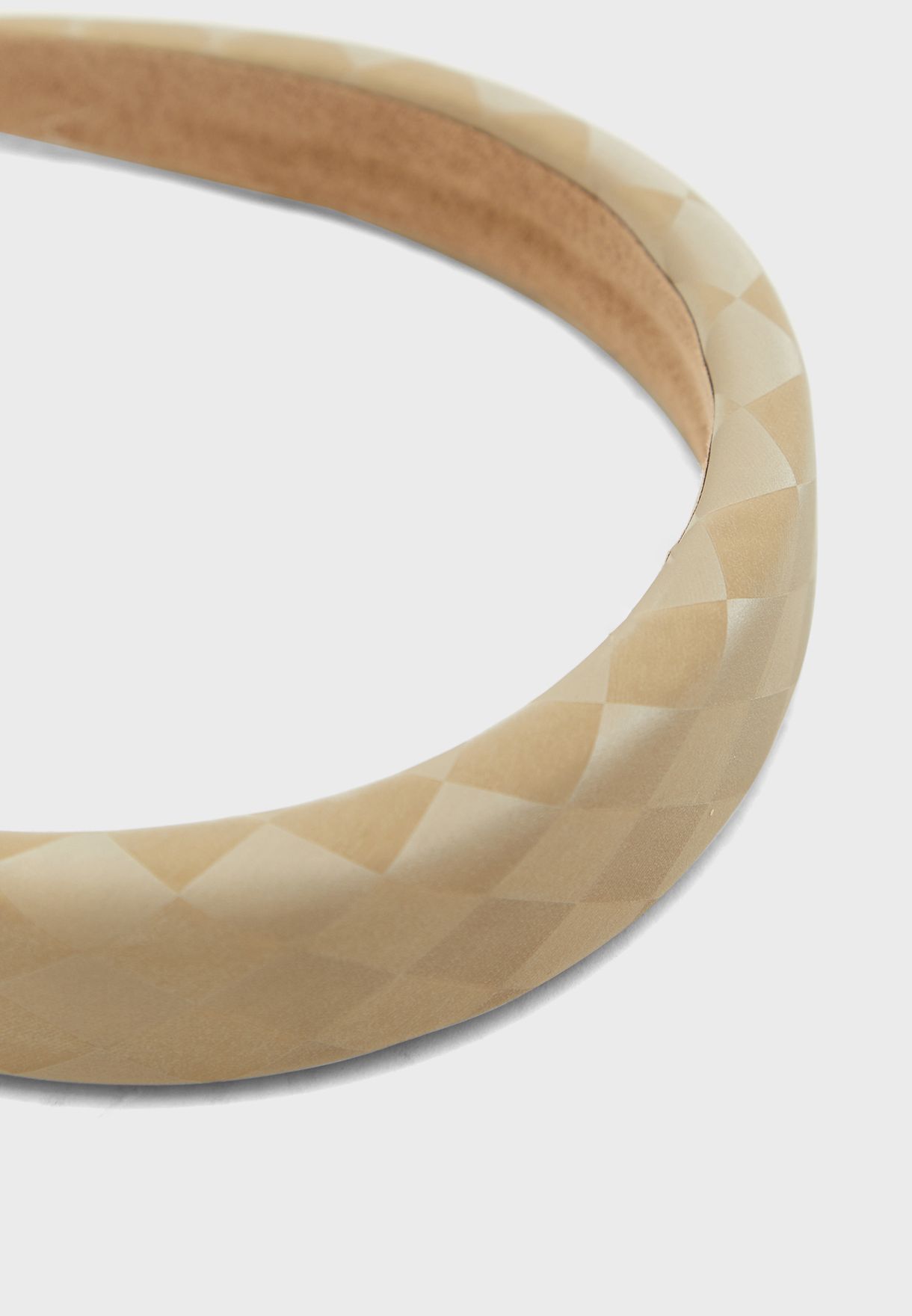 Check Texture Padded Hairband