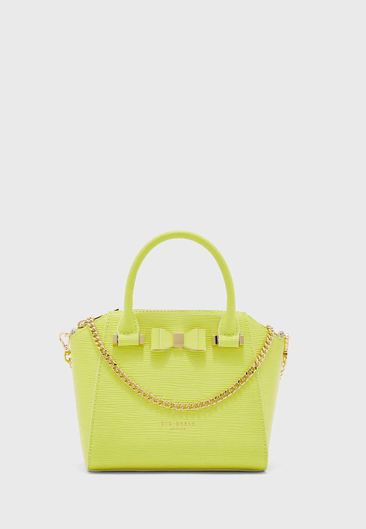 ted baker lime green bag