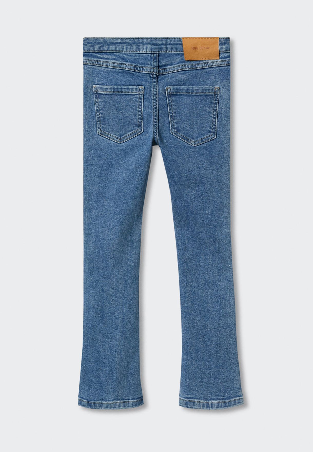 Kids Mid Wash Flared Jeans 